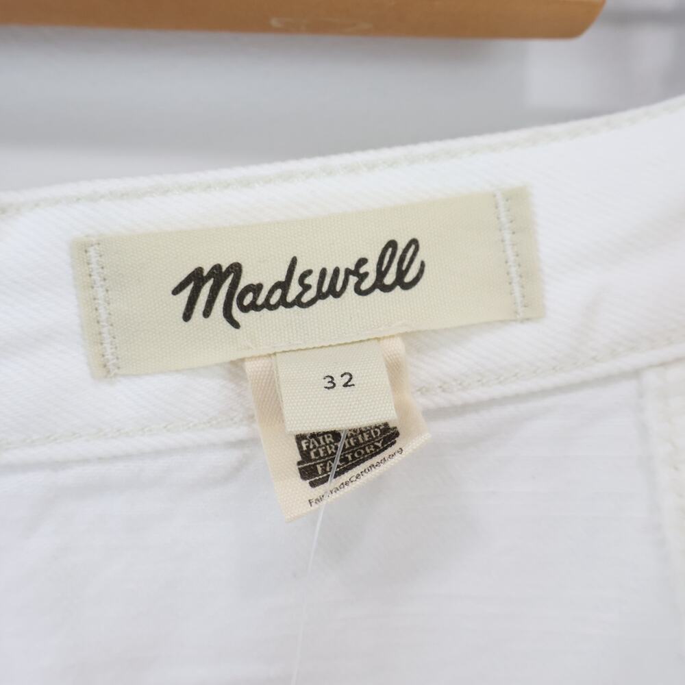 Madewell White Midi A-Line Skirt - Picture 4 of 9